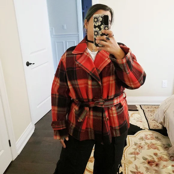 Vintage Ralph Lauren Country Check Plaid Chore Wool Jacket - Picture 2 of 12